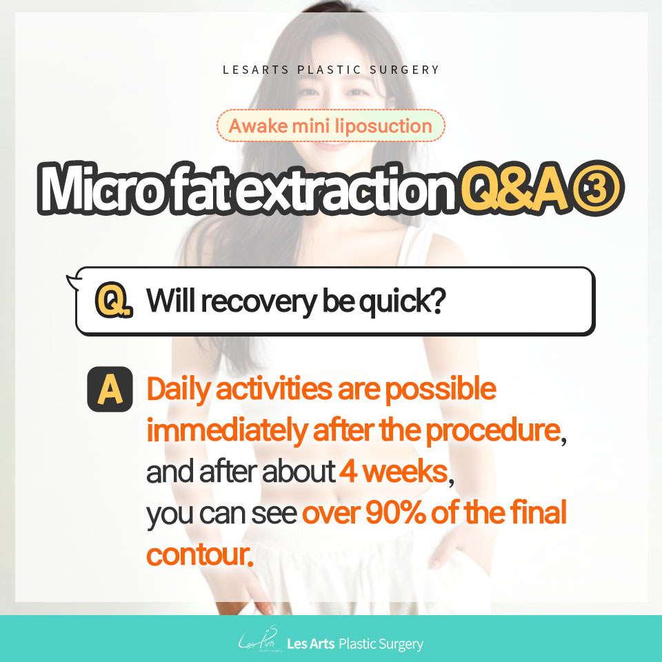 [Liposuction]One Week After Mini Liposuction (Fat Extraction Injection): Recovery Mechanism & Golden-Time Care Guide